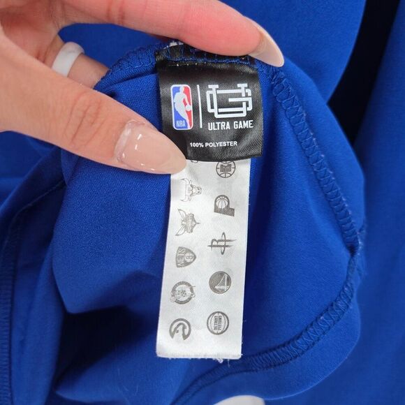 Golden State Warriors Ultra Game Quarter Zip Long Sleeve Pullover Shirt Large - Picture 6 of 8